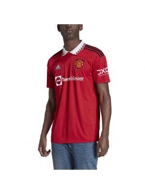 Shop adidas Performance Manchester United 22/23 Home Replica Jersey Real Red at Studio 88 Online