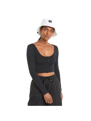 Shop Puma Classics Ribbed Long Sleeve Womens Top Black at Studio 88 Online