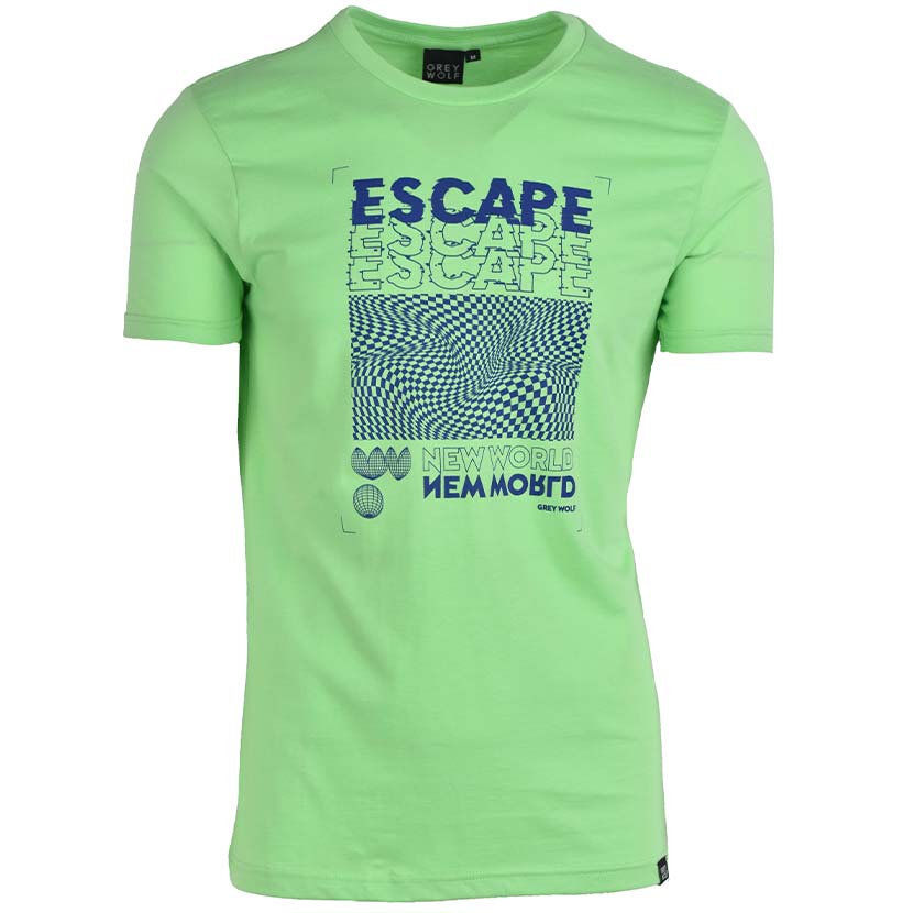 Grey Wolf Escape T-shirt Mens Summer Green