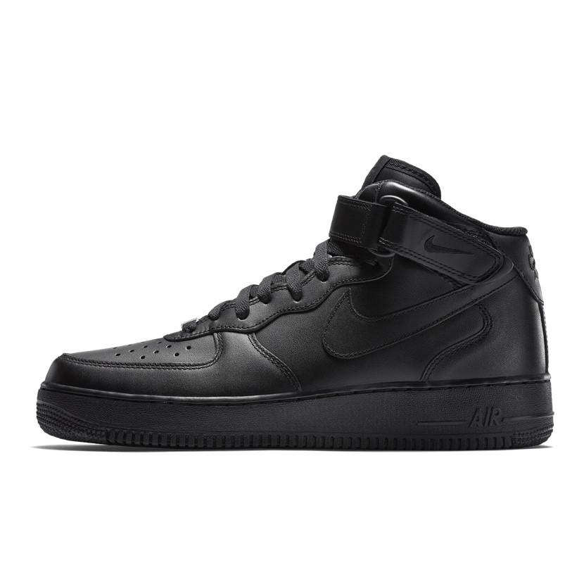 Nike Air Force 1 &amp;#039;07 Mid Mens Black Black