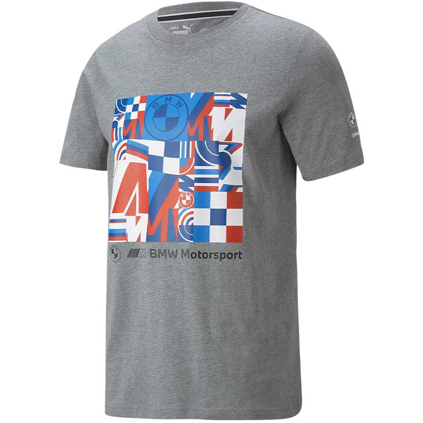Puma BMW M Motorsport Graphic T-shirt Mens Medium Grey