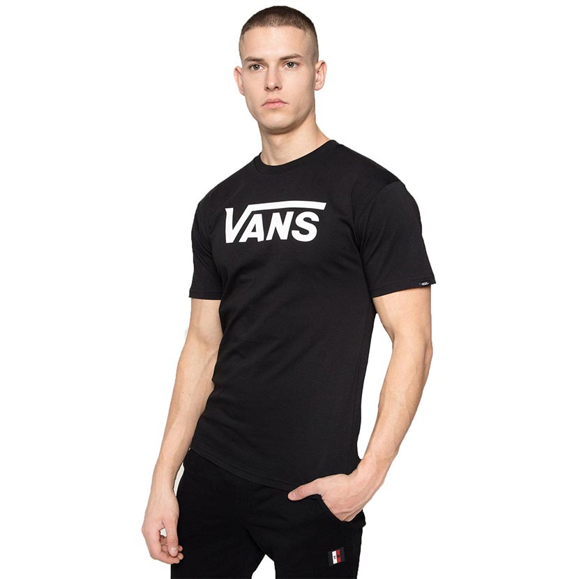 Vans Classic T-shirt Mens Black White