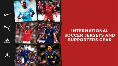 Focus on International Soccer Jerseys & Supporters Gear